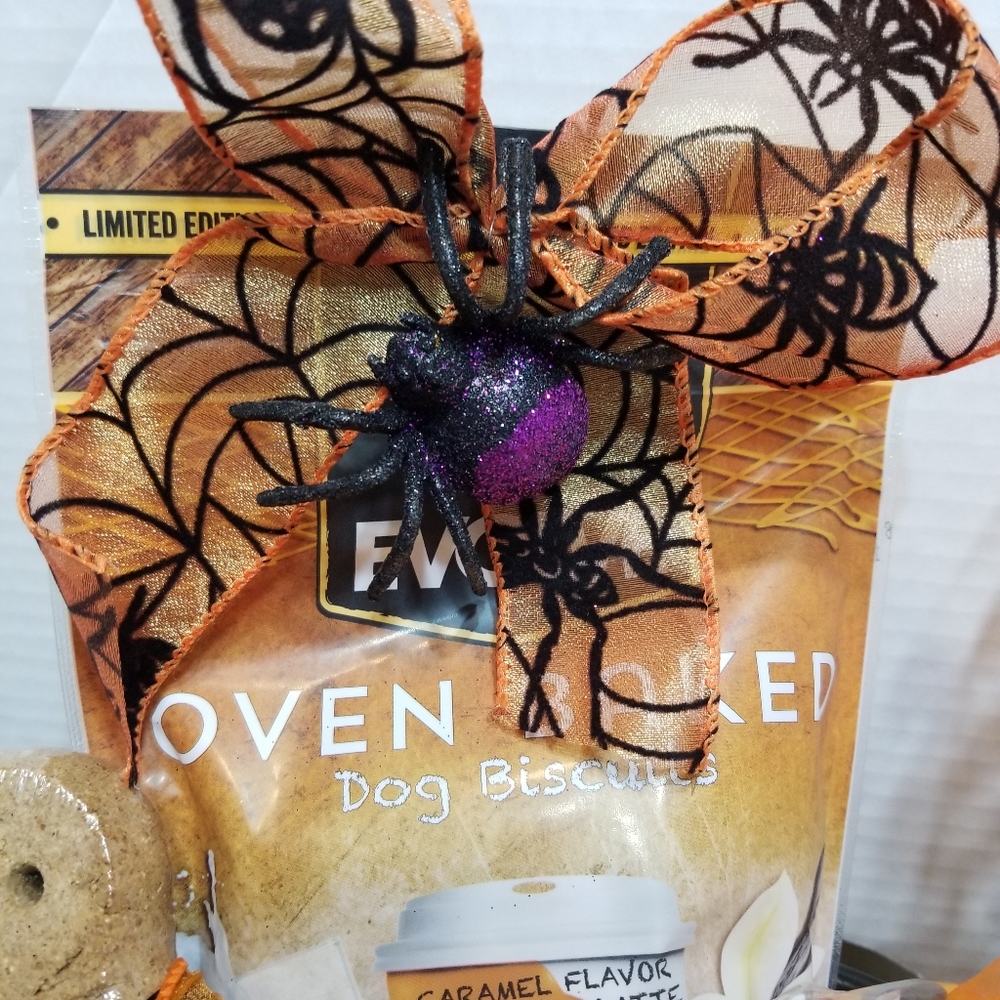 Dog Dish & Treat Container Halloween Gift for pups - Picture 6 of 7